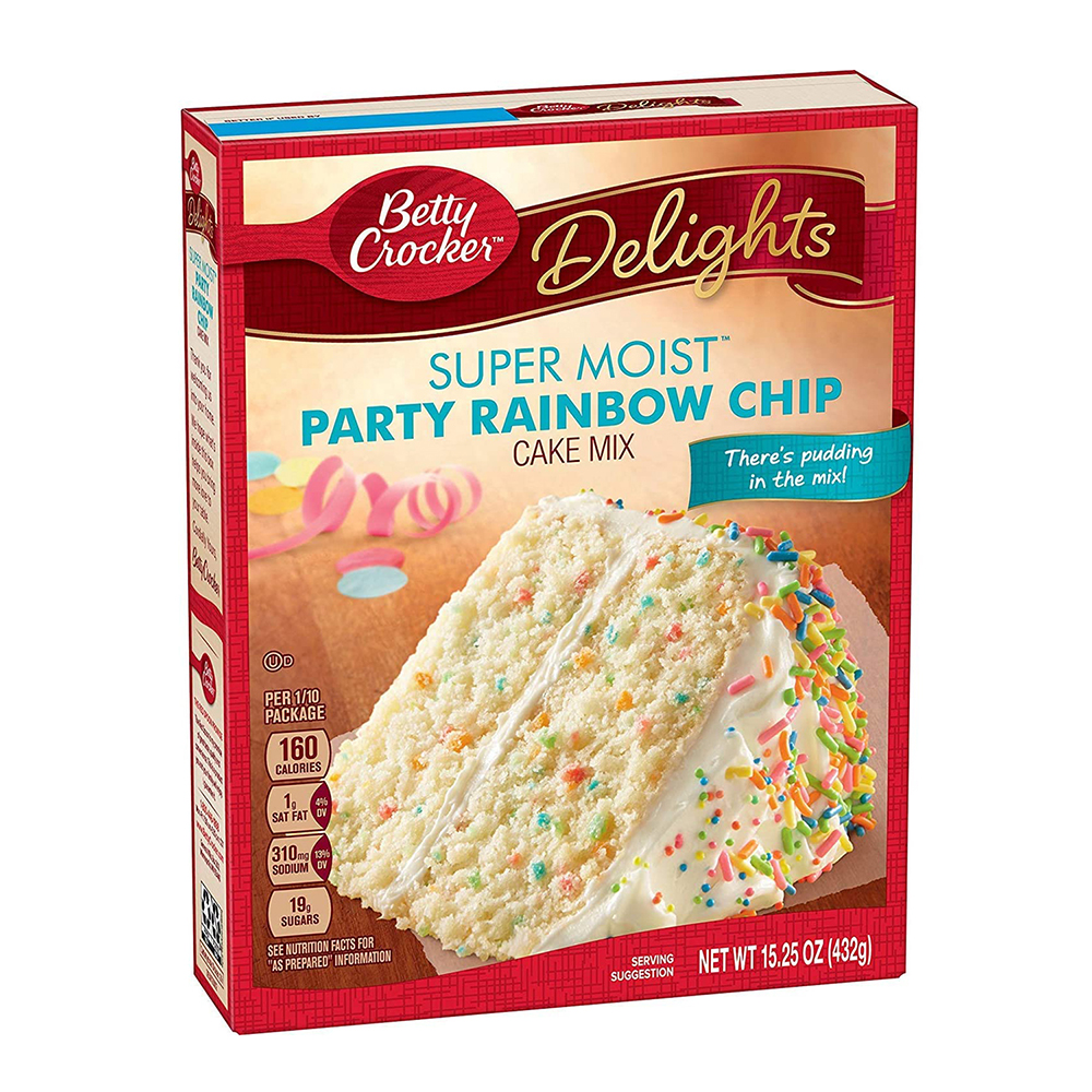 Mezcla Para Bizcocho Con Chispas De Colores Betty Crocker15.25 OZ