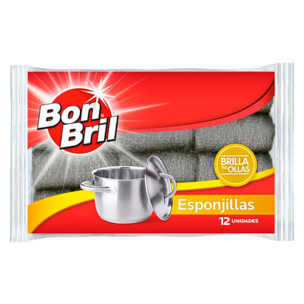 Esponjillas Bon Bril12 UND