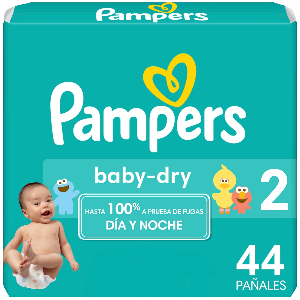 Pañales Etapa 1 Pampers Baby Dry44 UND