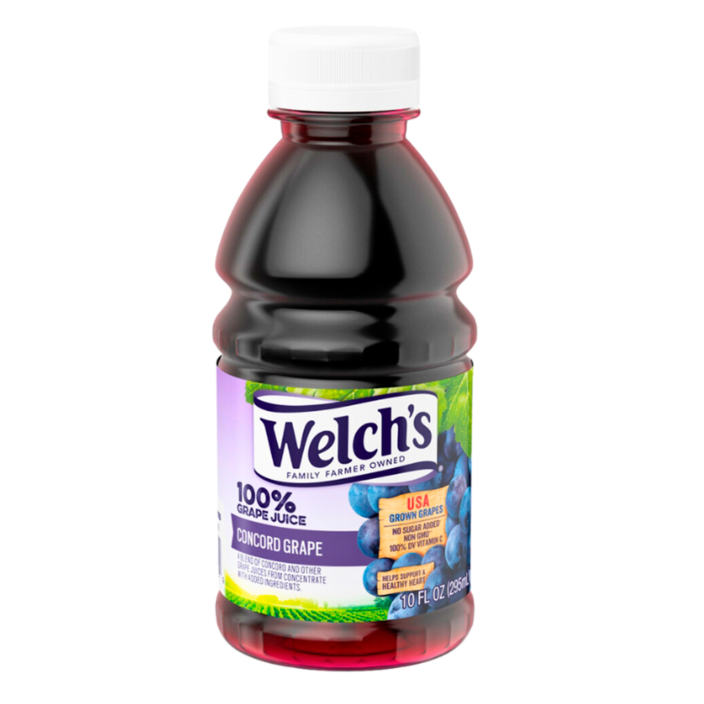 Jugo De Uva Morado 100% Welchs24 OZ