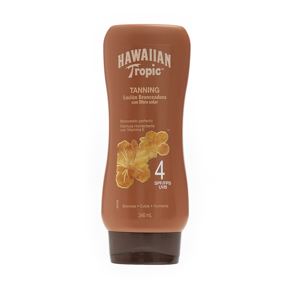 Bronceador Solar En Loción Con Filtro Spf 4 Hawaiian Tropic240 ML