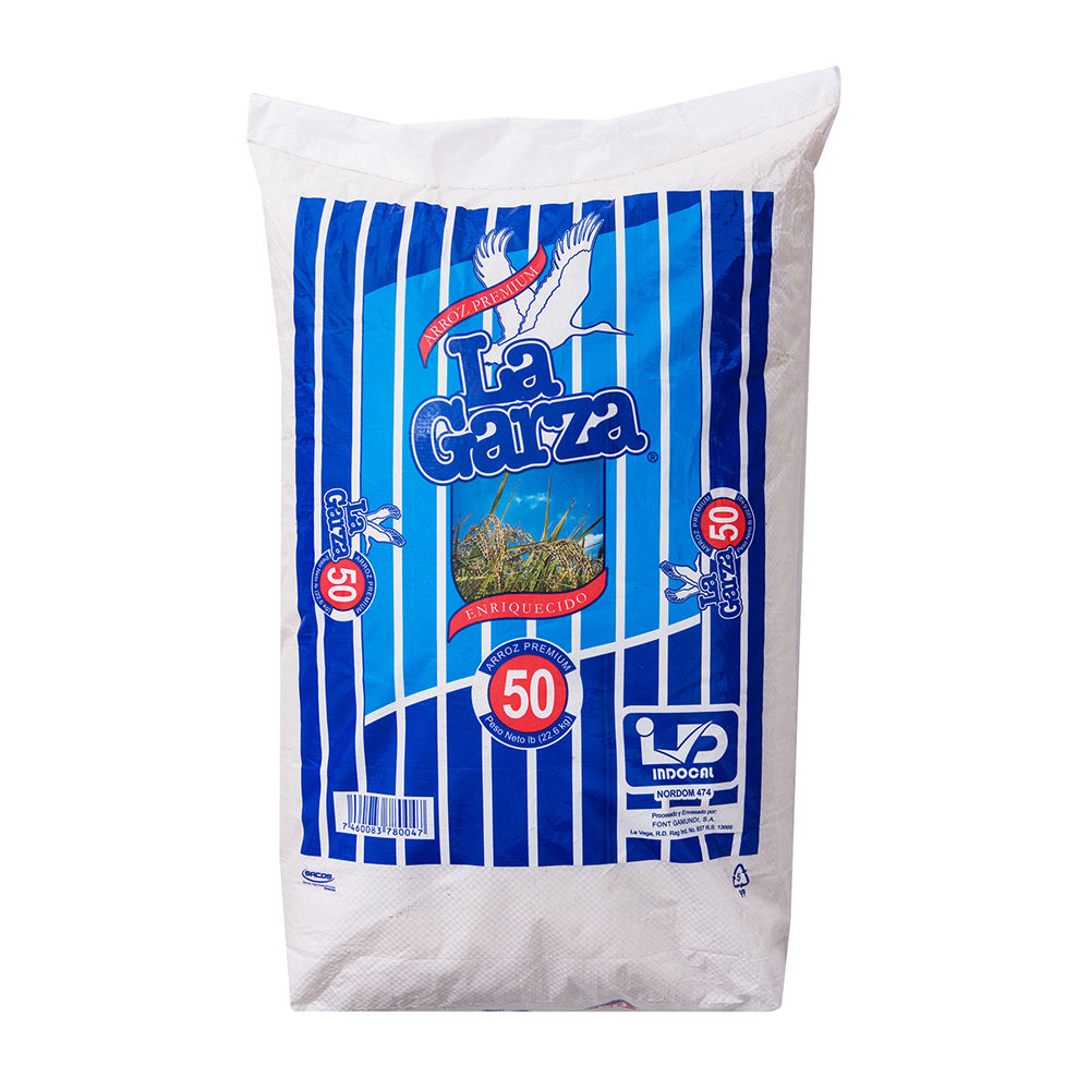 Arroz Enriquecido La Garza50 LB