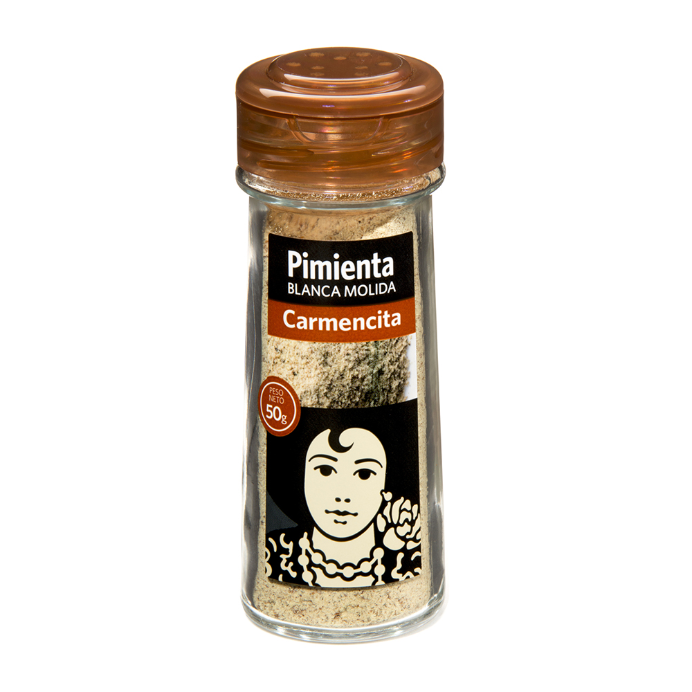 Pimienta Blanca Molida Carmencita50 GR