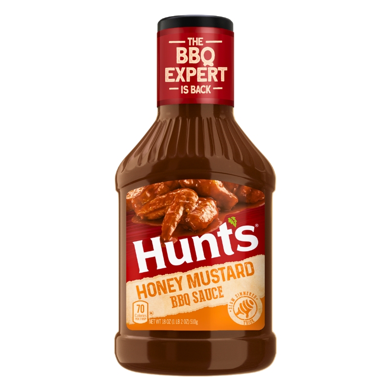 Salsa Bbq Miel Mostaza Hunts18 OZ