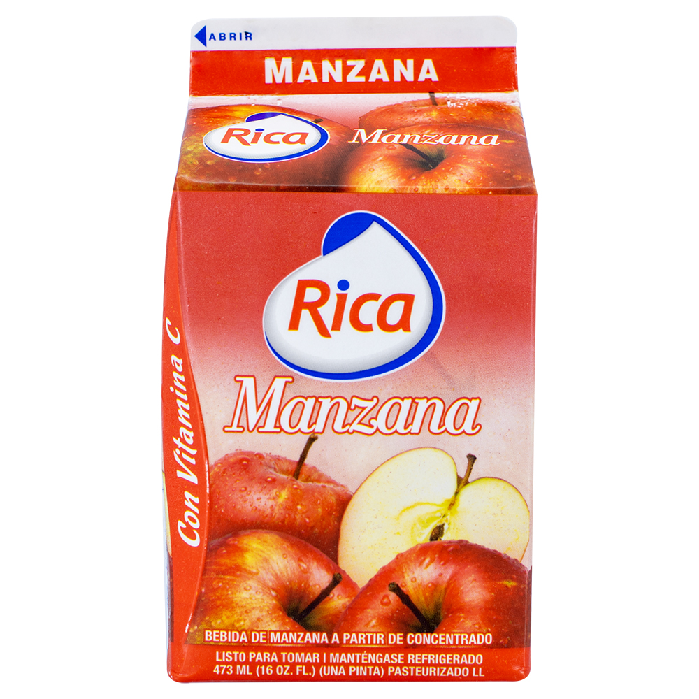 Jugo De Manzana Rica16 OZ