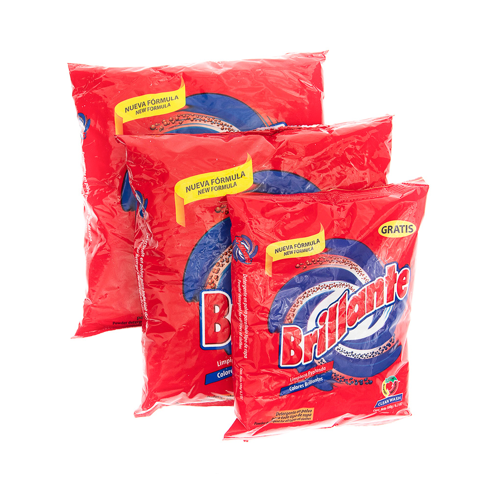 Detergente En Polvo Brillante900 GR