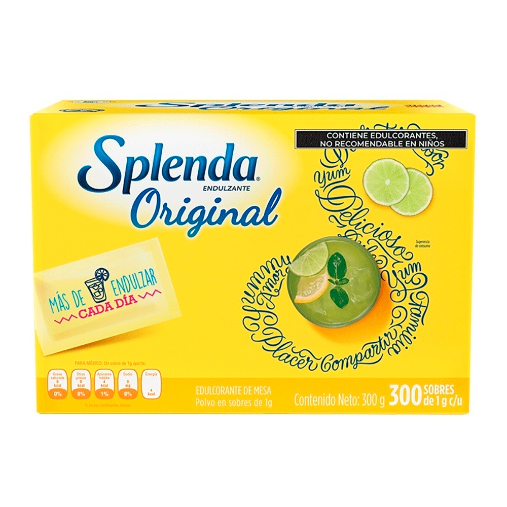 Edulcorante Sucralosa Splenda300 UND
