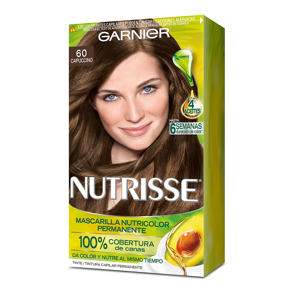 Tinte Permanente Color Capuccino 60 Garnier Nutrisse1 UND