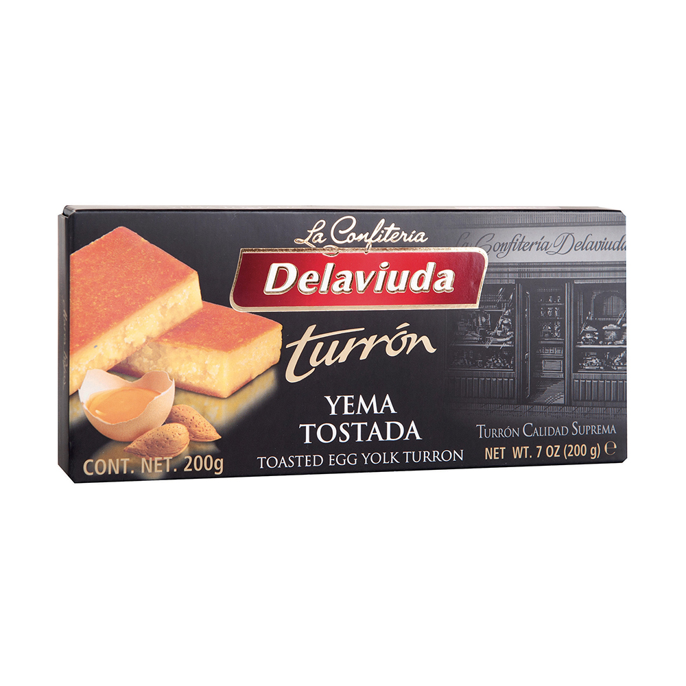 Turron Yema Tostada Delaviuda200 GR