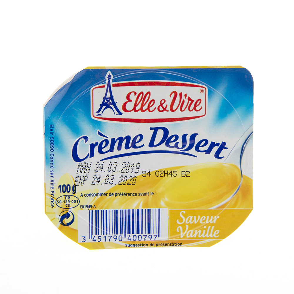 Pudding Sabor Vainilla Elle & Vire100 GR