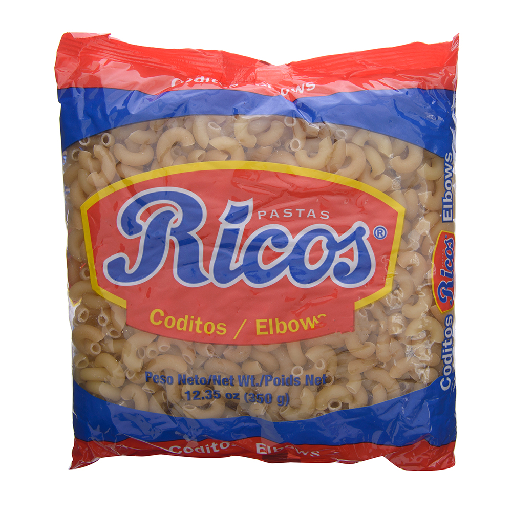 Pasta Coditos Ricos350 GR