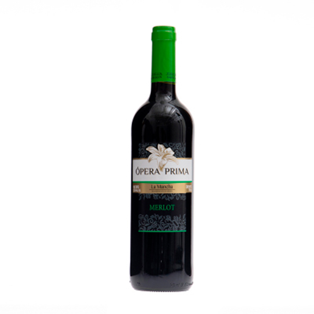 Vino Tinto Merlot Opera Prima75 CL
