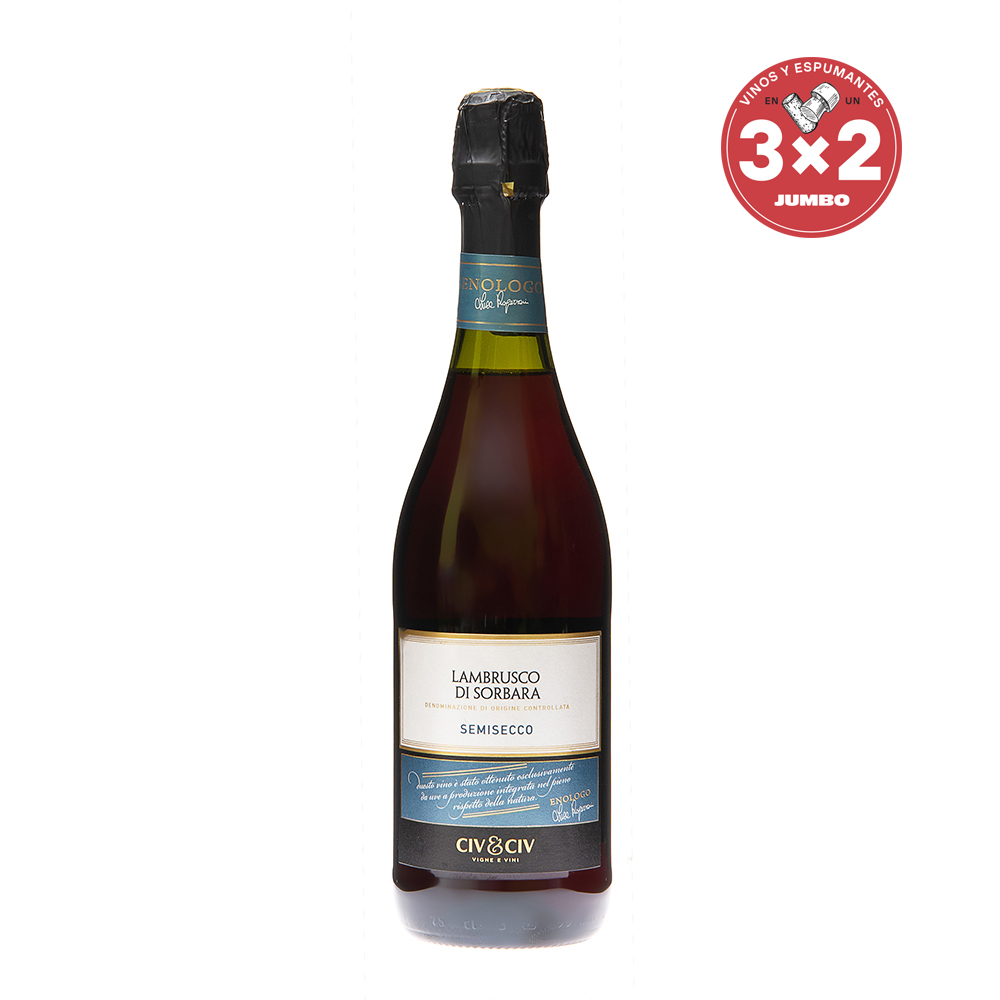 Espumante Di Sorbara Semi Seco Civ Lambrusco75 CL