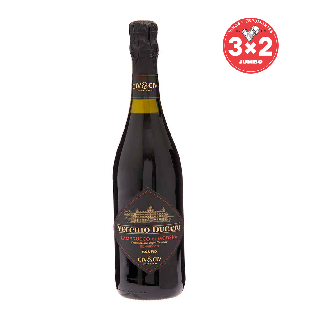 Espumante Di Modena Scuro Semi Seco Civ Lambrusco75 CL