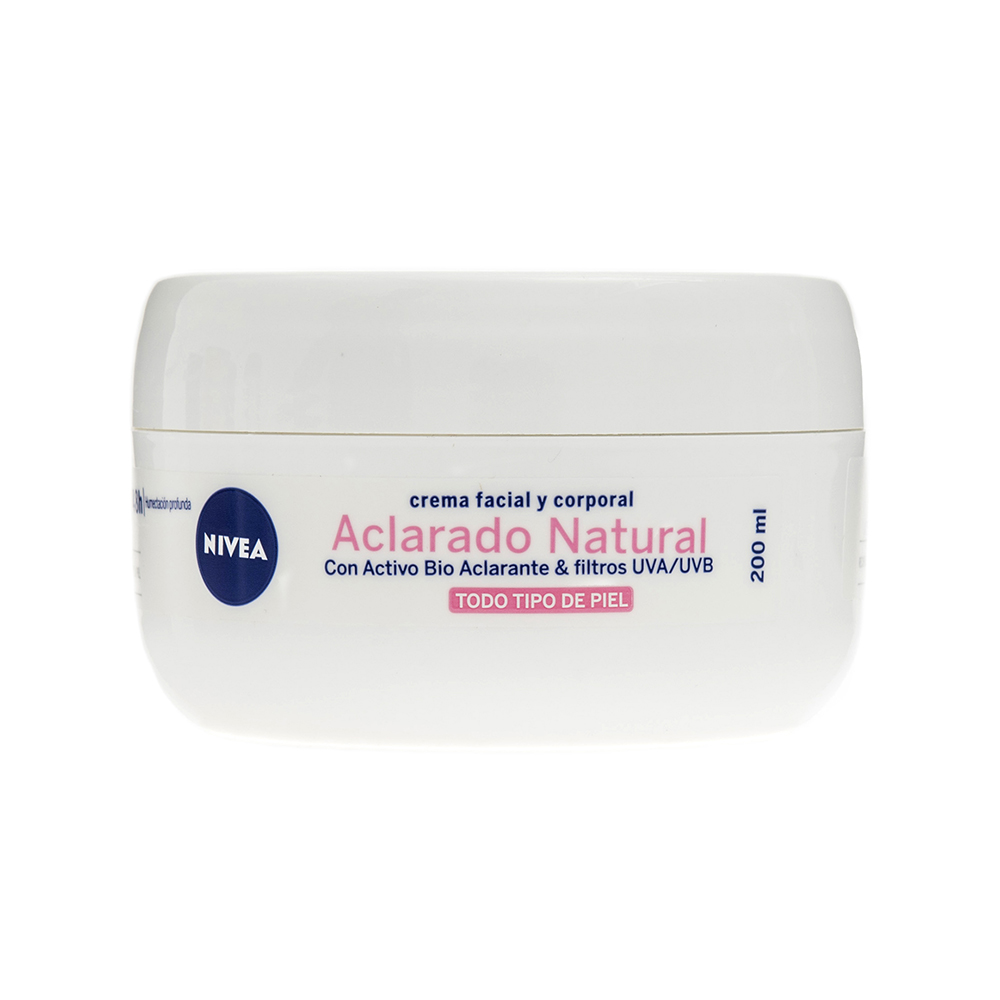 Crema Facial Y Corporal Aclarado Natural Nivea200 ML