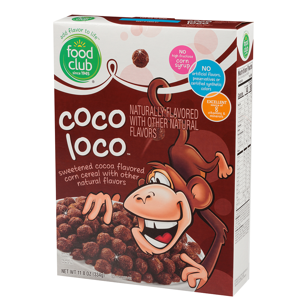 Cereal Sabor A Chocolate Coco Loco Food Club11.8 OZ
