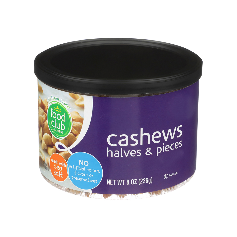 Cajuiles Halves Pieces Lata Food Club8 OZ