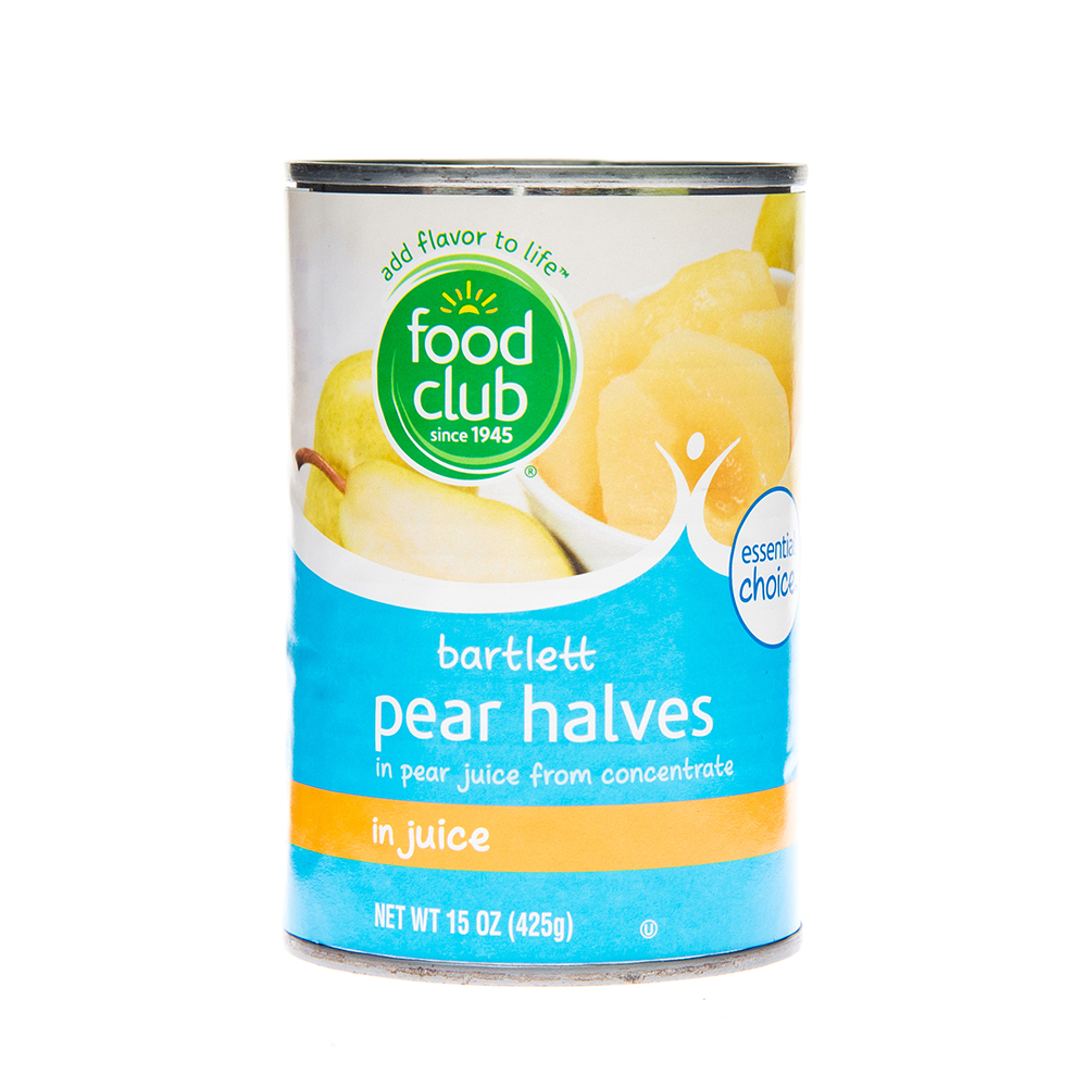 Peras En Mitades Food Club15 OZ