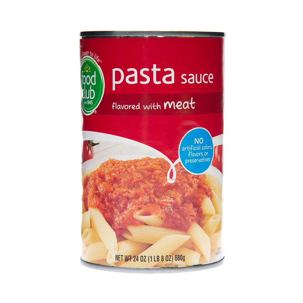 Salsa Para Pasta Sabor Carne Food Club24 OZ