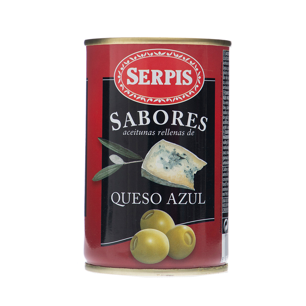 Aceitunas Rellenas De Queso Azul Serpis300 GR