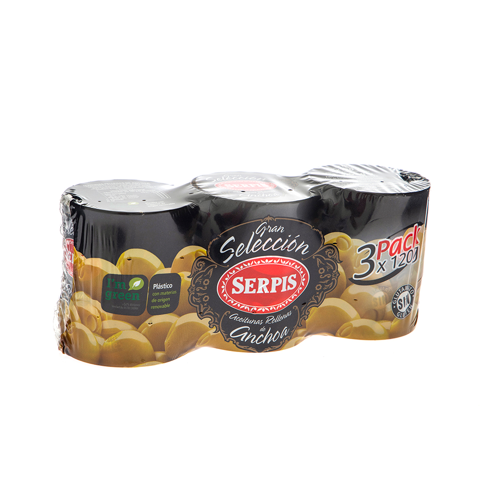 Aceitunas Con Anchoas Serpis Gran Selección360 GR