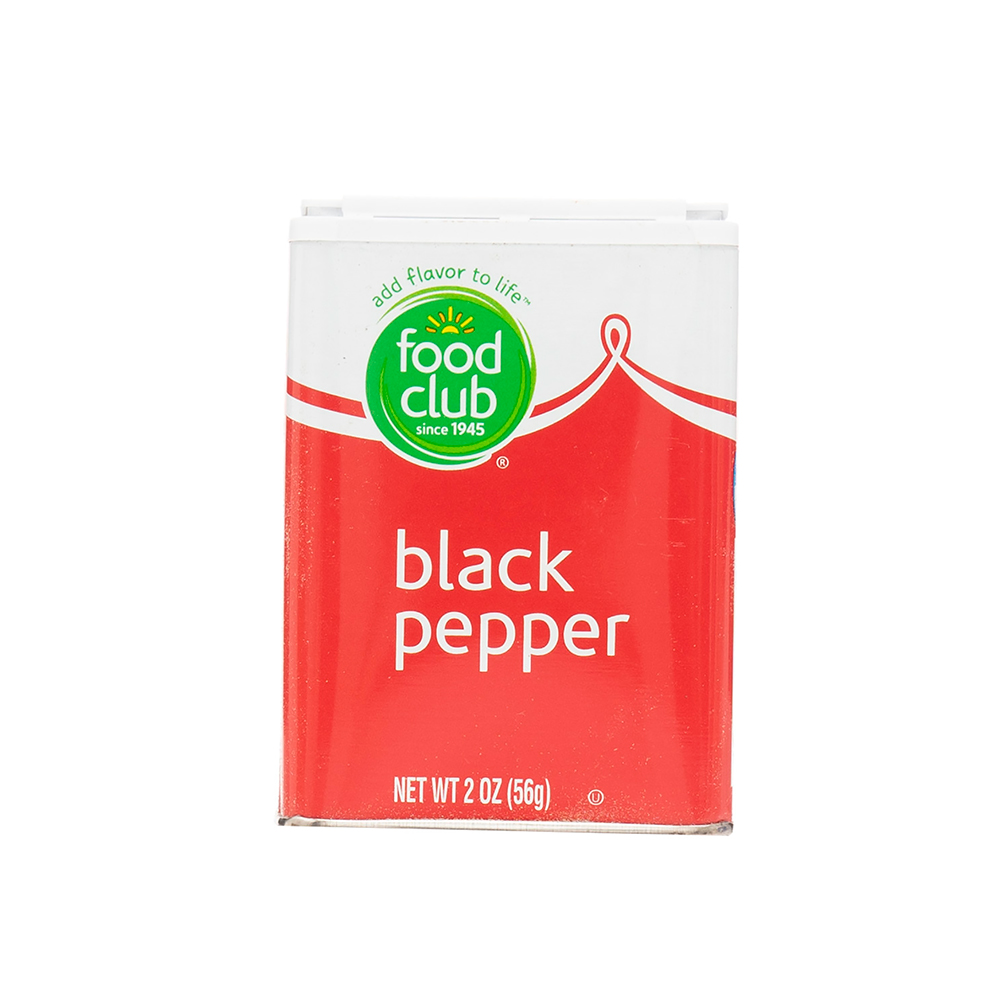Pimienta Negra Molida Food Club2 OZ