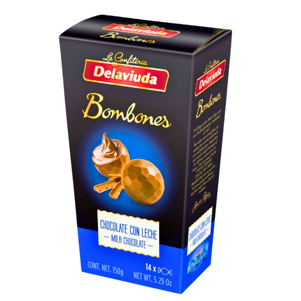 Bombones Chocolate Con Leche Delaviuda150 GR