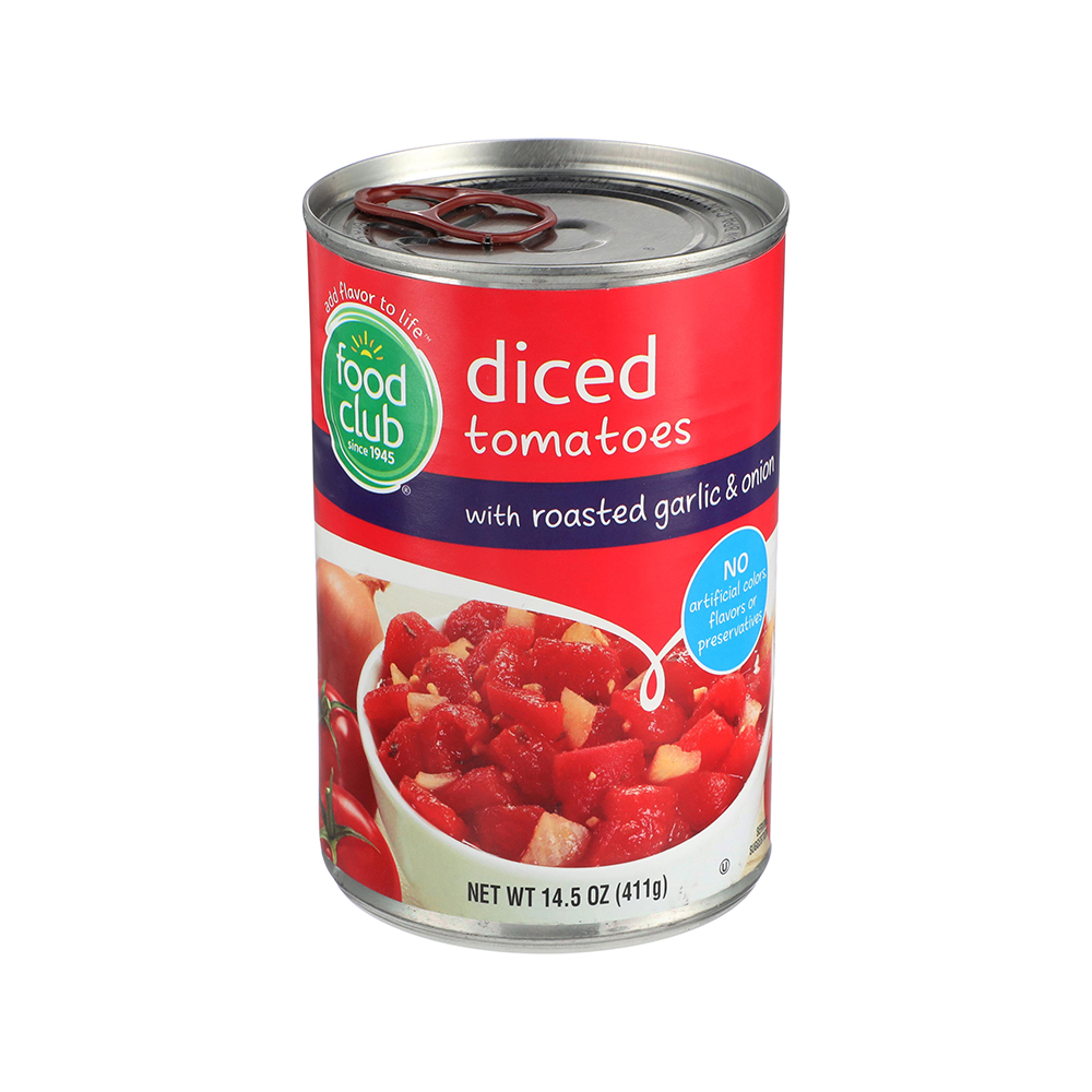 Tomates Cortados Con Ajo Y Cebolla Food Club14.5 OZ