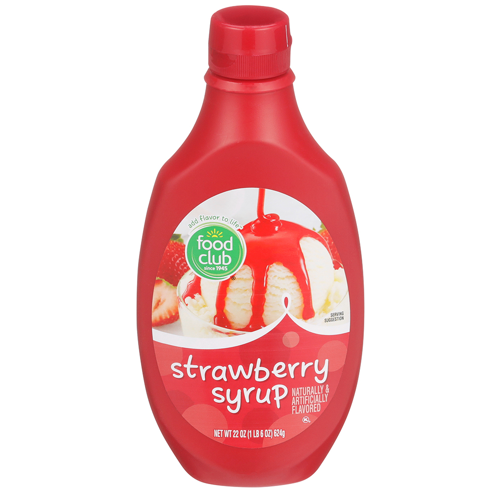 Sirop Sabor Fresa Food Club22 OZ