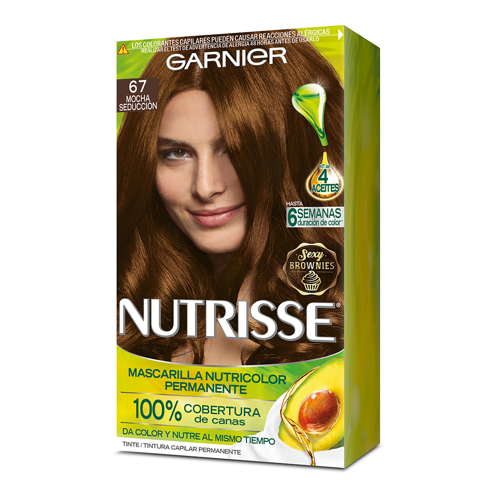 Tinte Permanente Color Chocolate Intenso #67 Garnier Nutrisse1 UND