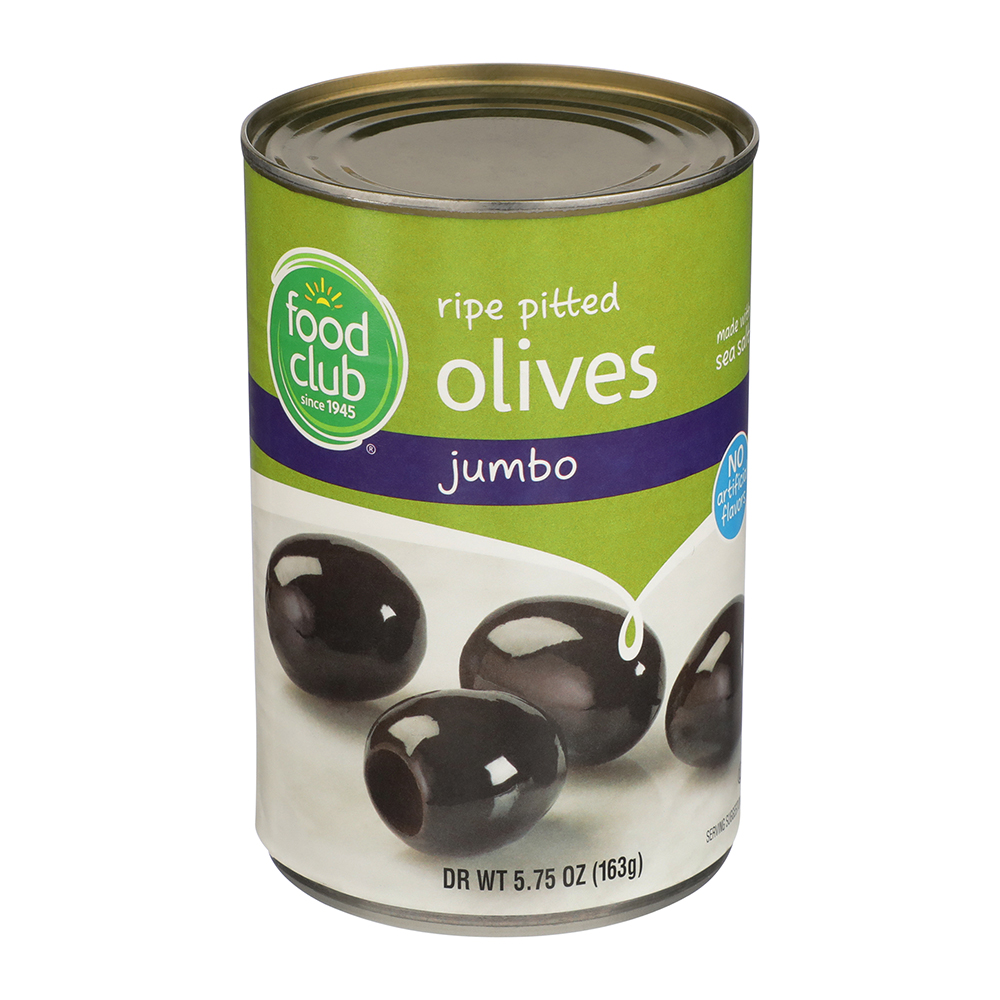 Aceituna Negra Sin Hueso Jumbo Food Club5.75 OZ