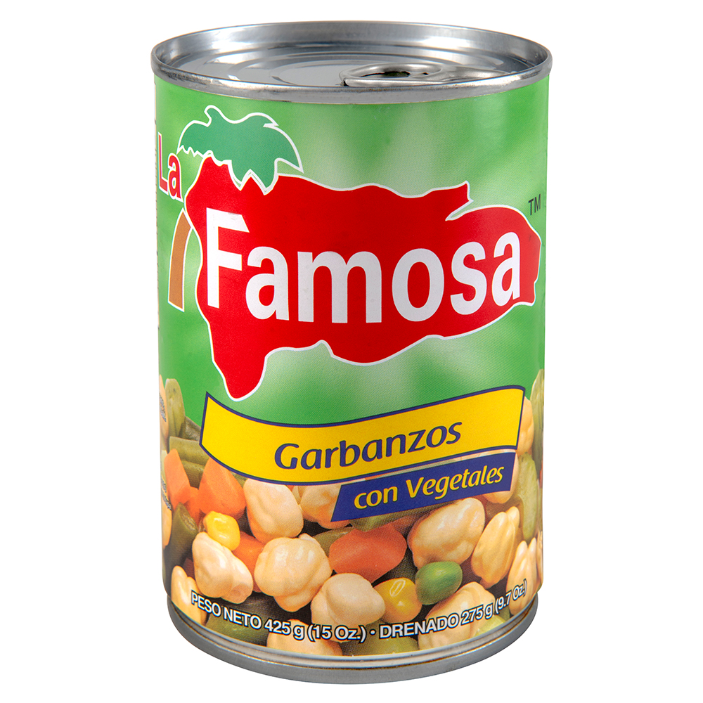 Garbanzos Con Vegetales La Famosa15 OZ