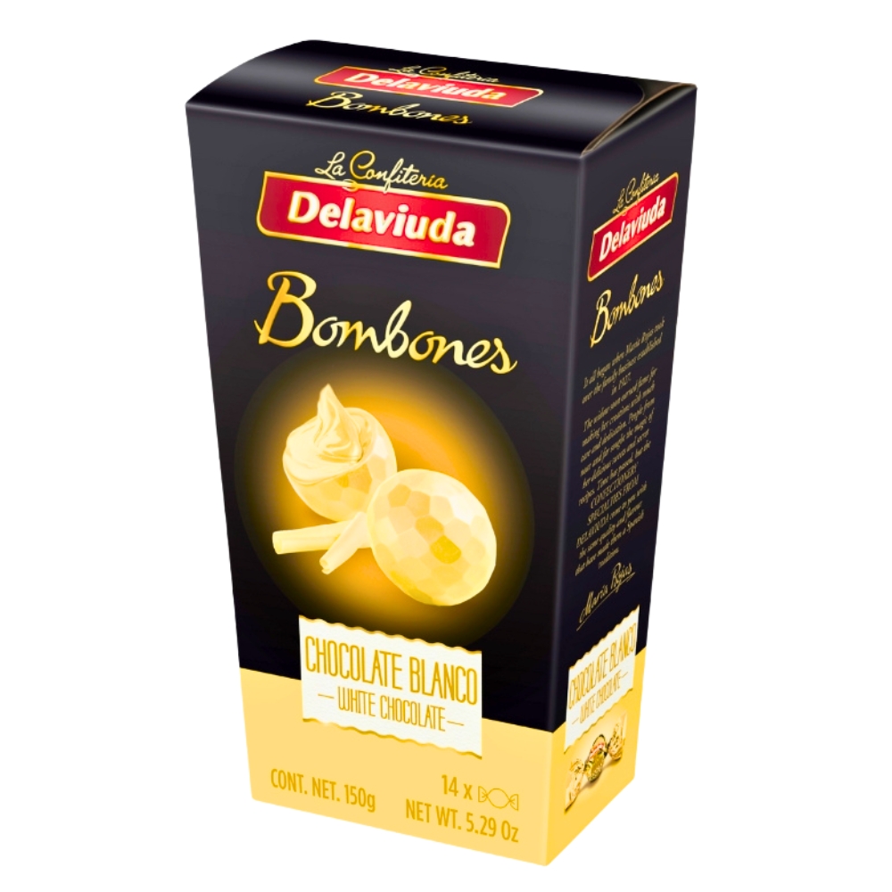 Bombones De Chocolate Blanco Delaviuda150 GR