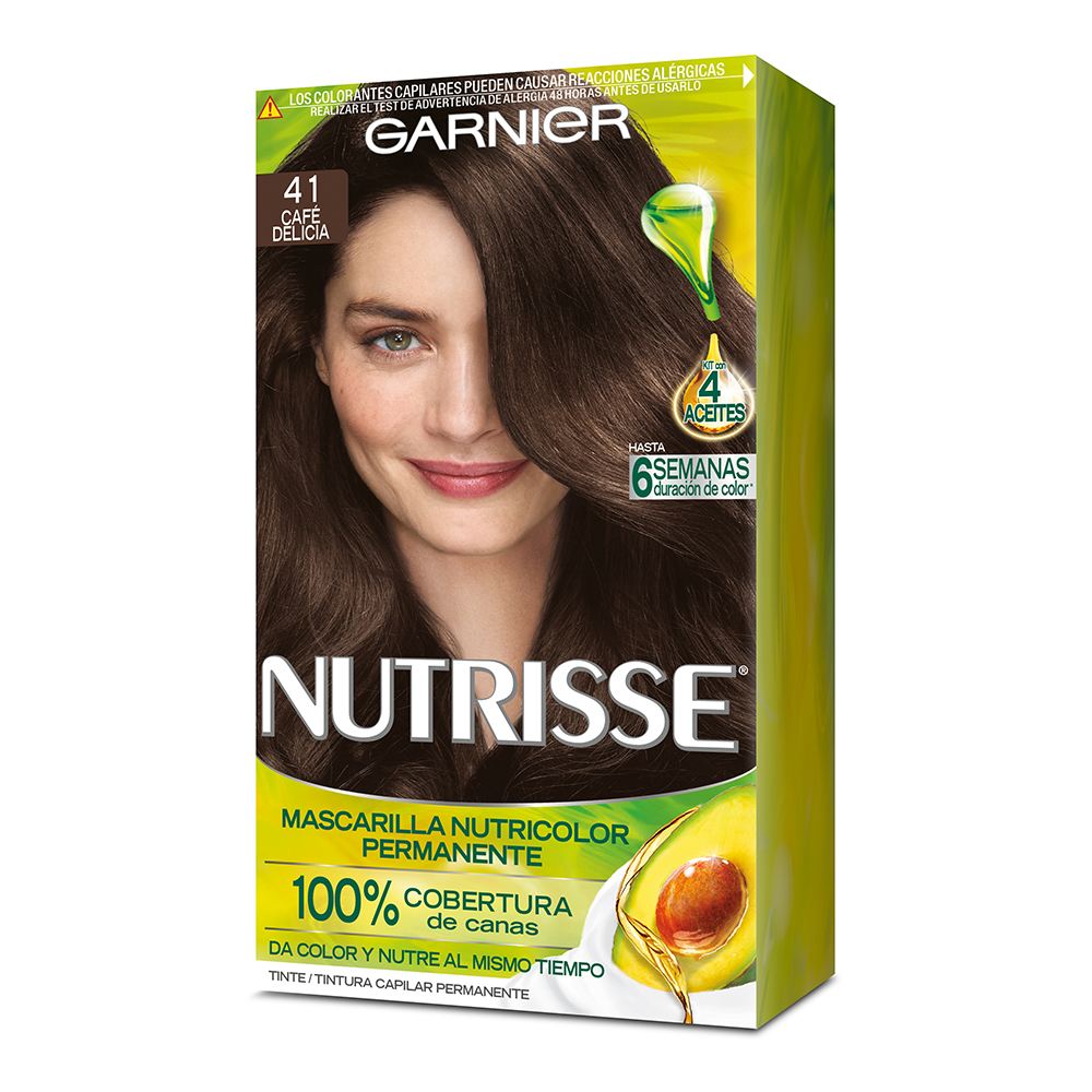 Tinte Permanente Café Delicia 41 Garnier Nutrisse1 UND