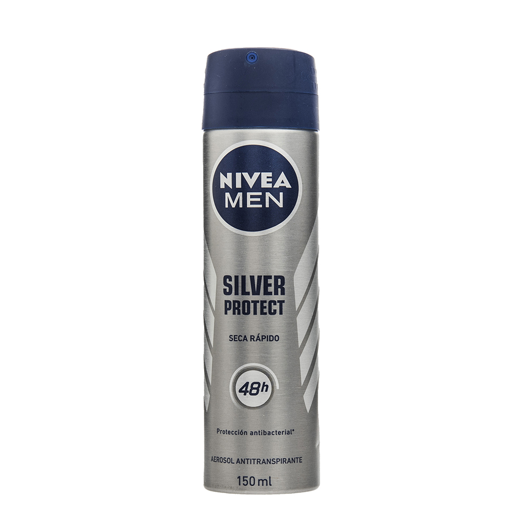 Desodorante Para Hombre En Spray Silver Protect Nivea150 ML