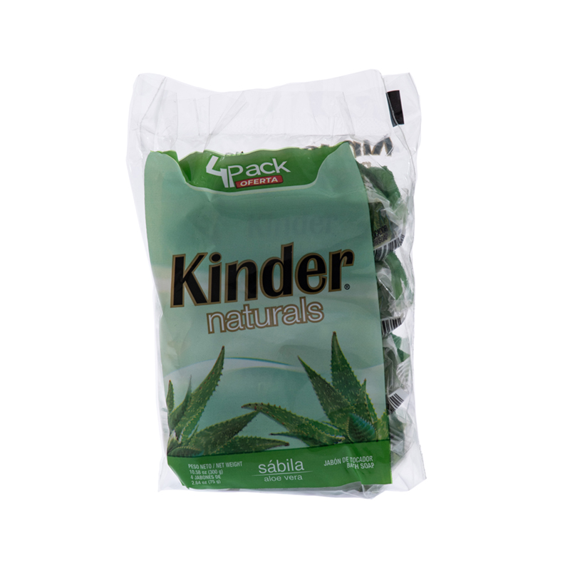 Jabón En Barra Con Sabila Kinder 110 Gr4 UND