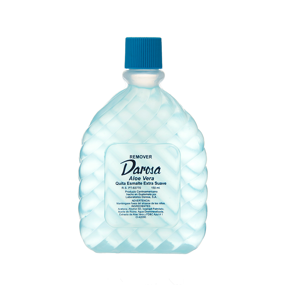 Removedor De Esmalte Extra Suave Aloe Vera Darosa5 OZ