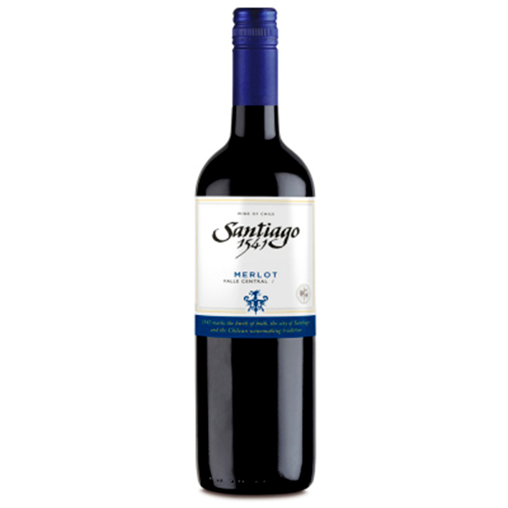 Vino Tinto Merlot Santiago 1541,75 CL