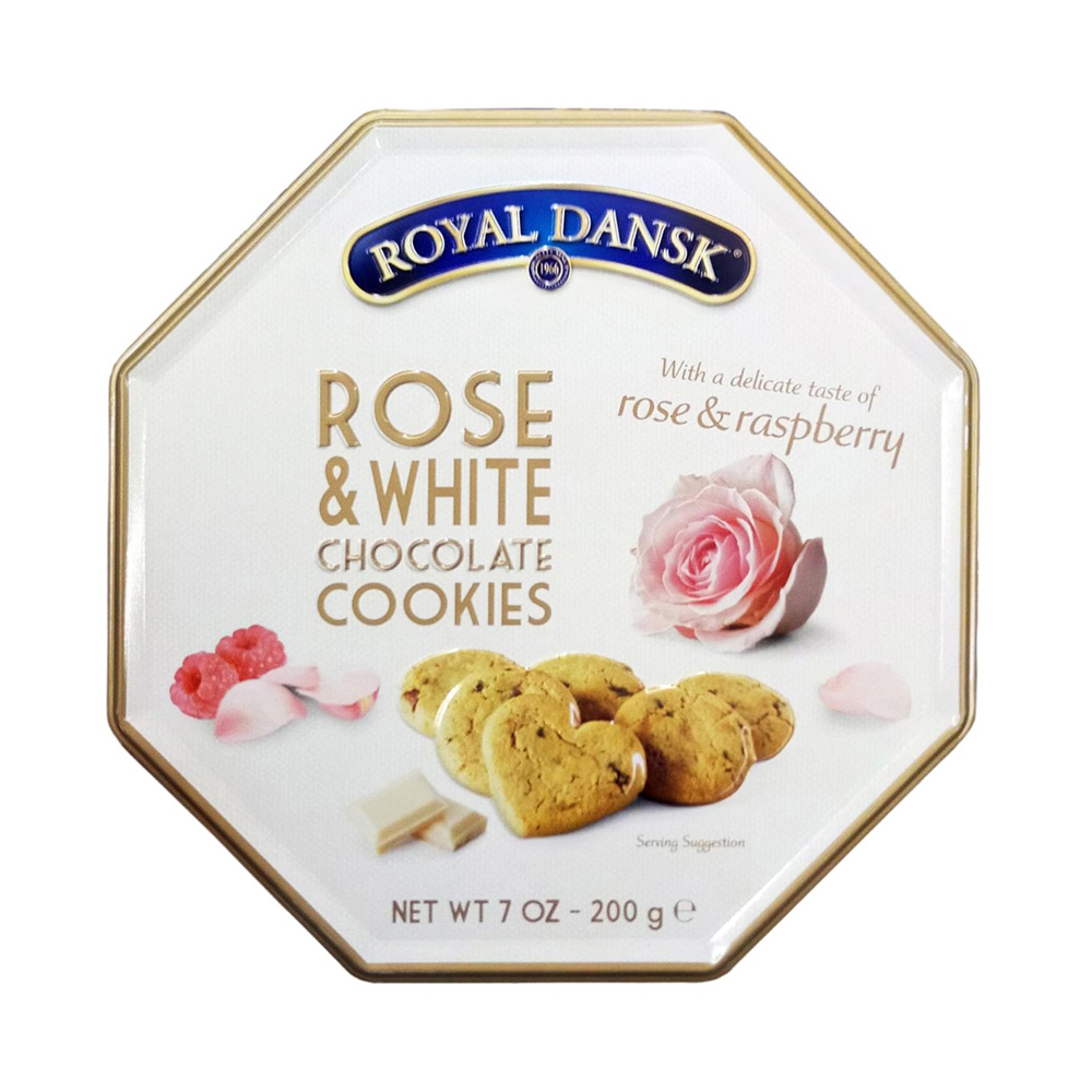 Galletas Danesa Rose & White Chocolate Royal Dansk200 GR