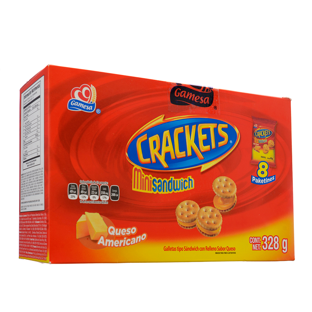 Galleta De Queso Mini Pack Gamesa382 GR
