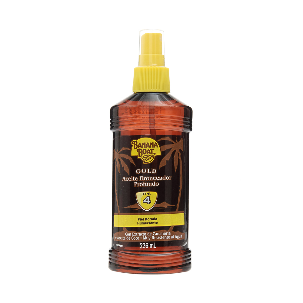 Bronceador En Aceite Piel Dorada Fps 4 Banana Boat8 OZ