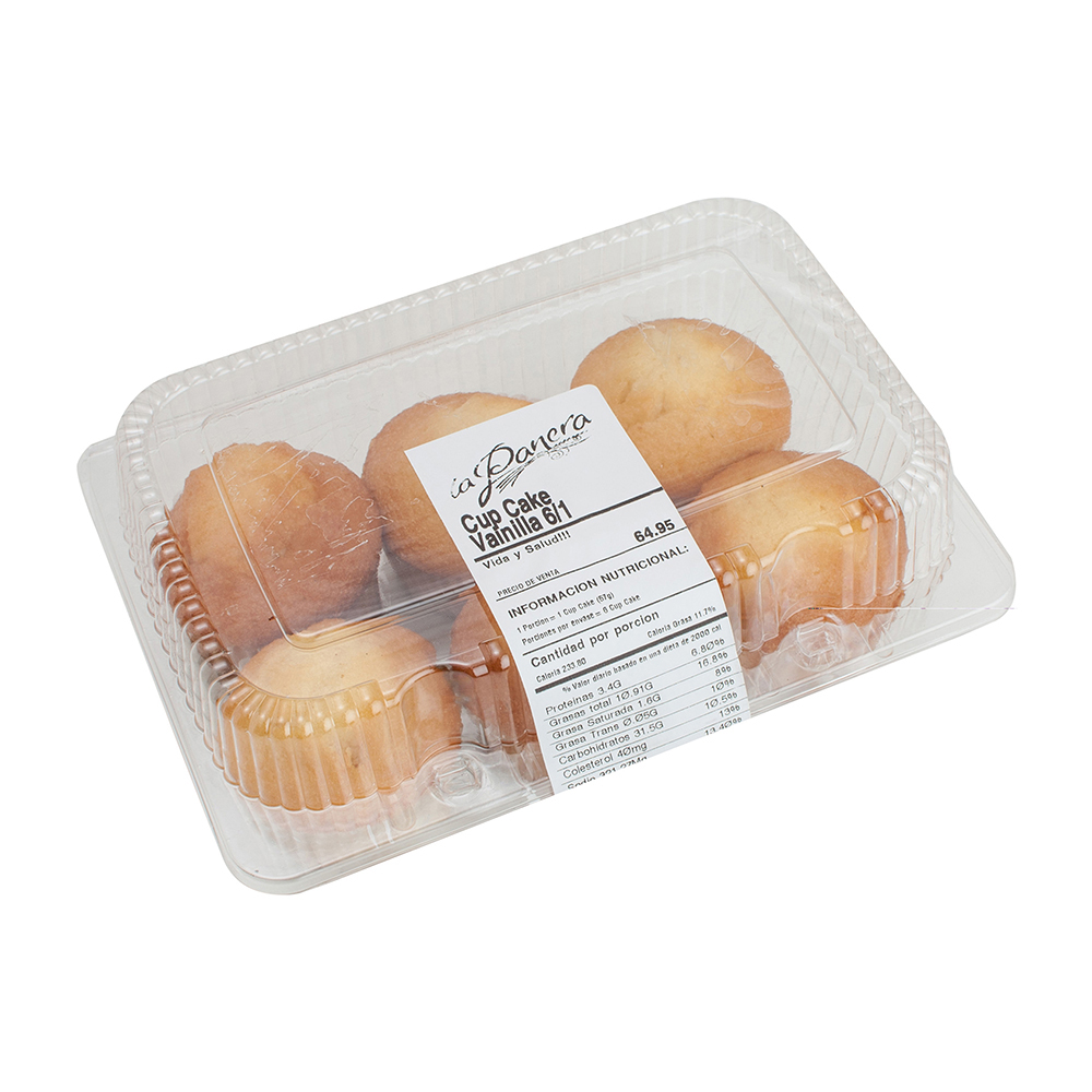 Cup Cakes De Vainilla La Panera6 UND