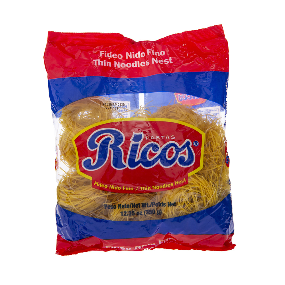 Pasta Fideo Fino Ricos350 GR