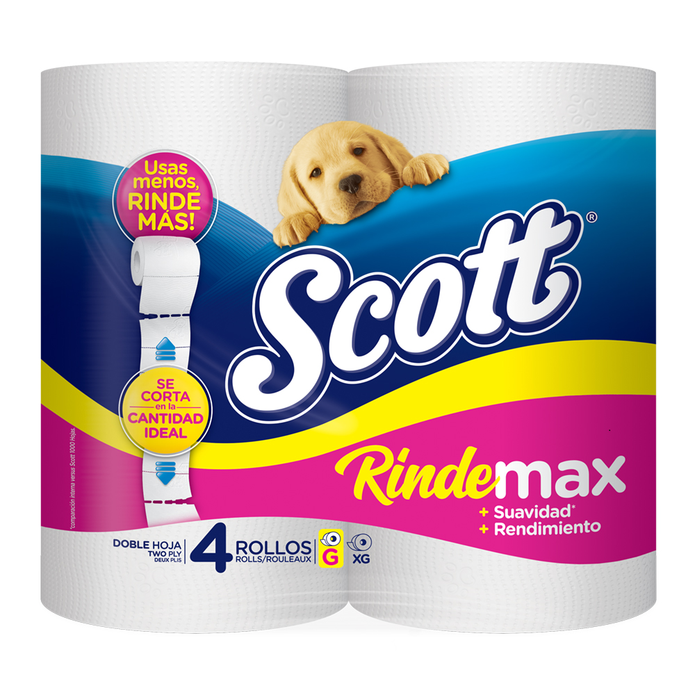 Papel Higiénico Rindemax Scott4 UND