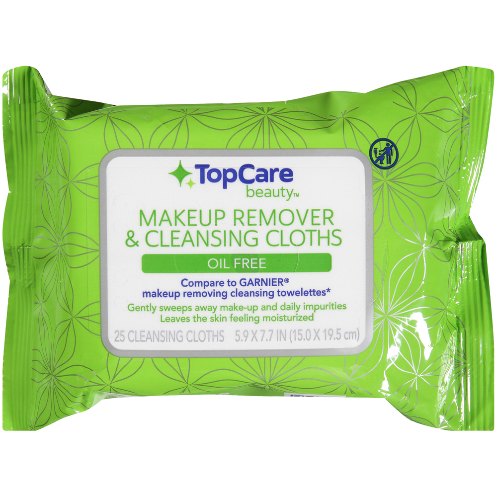 Toallitas Removedoras De Maquillaje Sin Alcohol Y Sin Aceite Top Care25 UND
