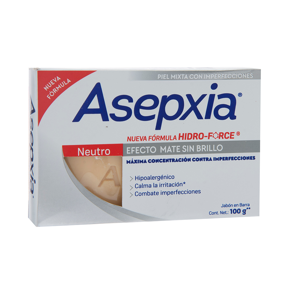 Jabón En Barra Neutro Asepxia100 GR