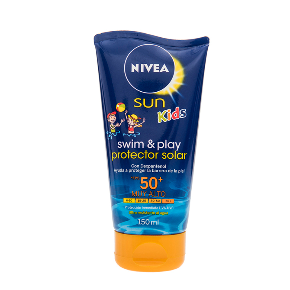 Bloqueador Solar Nivea Para Niños Swim And Play Fps 50150 ML