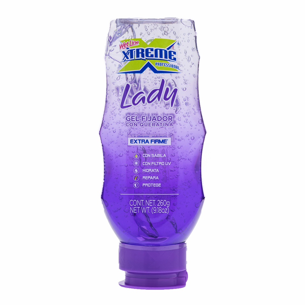 Gel Para El Cabello Con Keratina Xtreme Lady260 GR