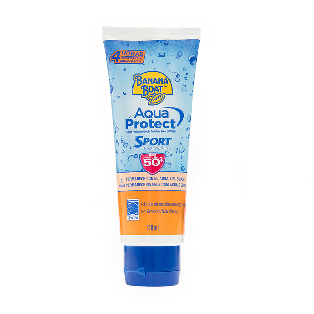 Protector Solar En Locion Aqua Protect Sport Fps50 Banana Boat118 ML