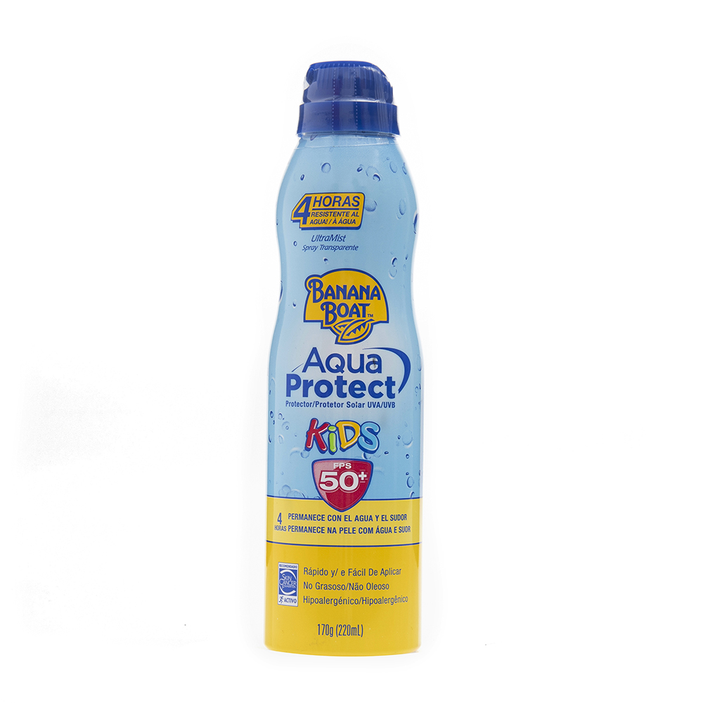 Protector Solar Para Niños En Spray Aqua Spf 50 Banana Boat170 GR